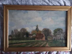 Buy Orihinal Antique Oil On Canvas Landscape Painting  - Art • 150£