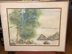 Buy Original Chinese Brushstroke  Watercolor  By Betty Brown Raby “Blossoms Red” • 355.21£