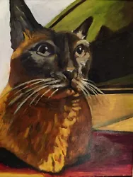 Buy Original  Oil On Canvas Painting Of The Cat  By Yevgeniy Kievskiy • 4,724.18£