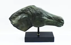 Buy Horse Head Bronze Sculpture - Ancient Greece - Museum Reproduction • 440£
