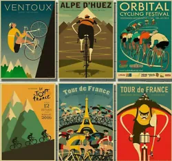Buy BEST CYCLING BIKE Posters A34 Tour France Prints Cave Wall Art Gift Bikes Sport • 6.99£