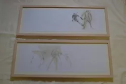 Buy Karen Lorenz (Contemporary St. Ives Artist) 2x Original Drawings Figure Studies • 25£