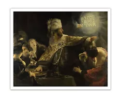 Buy REMBRANDT Painting, Belshazzar's Feast (1635-1638) PREMIUM 17x21  Print Poster • 19.84£