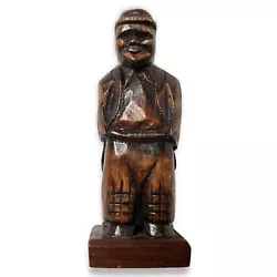 Buy Vtgfisherman Hand Carved Wooden Figurine Folk Art Artist Signed MTB 93 Nautical • 8.33£