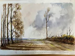 Buy Original Watercolour By Edward Shankster (1913-1993) Rain Clouds, New Forest • 50£