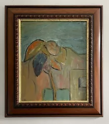 Buy Original Mid Century Swedish Abstract Modernist Style Oil On Board Painting • 0.99£