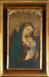 Buy 15th Century Italian Tempera & Gold Renaissance Tuscan School Madonna & Child • 9,500£