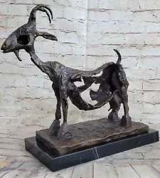 Buy Sculpture Bronze The Goat Picasso Amazing Artwork Home Decor Statue Figurine Art • 537.70£