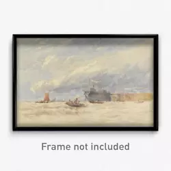 Buy David Cox - On The Medway Print 11x17 Art Poster • 23.62£