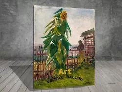 Buy Van Gogh Allotment With Sunflower CANVAS PAINTING ART PRINT 639 • 3.96£