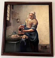 Buy Johannes Vermeer The Cook Circa 1660 ~ High Quality Oil Painting Reproduction • 38£
