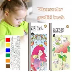 Buy 12x Kids Pocket Watercolor Painting Book DIY Coloring Gift> Book B2U3 • 4.28£