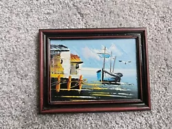 Buy Boat Painting Framed • 4£