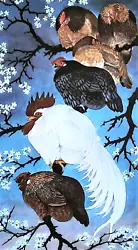 Buy .fowl Roosting In Damson Tree. Vintage Print Of A Painting By Tunnicliffe • 2.89£