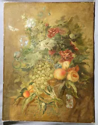 Buy 18th Century Dutch Still Life With Fruits Flowers And Butterflies • 9,449.94£