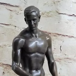 Buy Erotic Art Nude Male Gay Sexual Sexy Classic Collector Nude Bronze Figurine Art • 278.93£