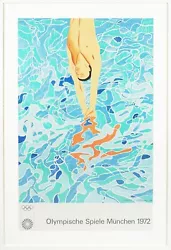 Buy Original David Hockney Offset-Lithograph, Olympic Games Munich • 3,500£