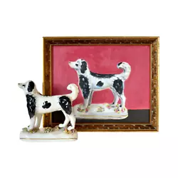 Buy Morris The Black & White Staffordshire Water Spaniel Dog And His Portrait • 753.84£