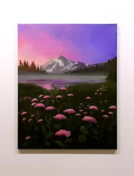 Buy Hand Painted Acrylic Painting, Beautiful Landscape, The Valley Of Dreams • 224.12£