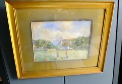 Buy 1908 Original British Summer Farming Landscape Watercolour Painting By Gray • 6£