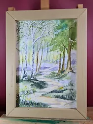 Buy Landscape Woodland Scene Watercolour By Caren North • 29.99£