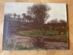 Buy George Houston Rsa Rsw Scottish Winter Landscape Impressionist Oil Painting • 350£