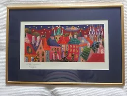 Buy Framed Painting Of Prague By Local Artist Ideal For Children's Bedroom • 42£