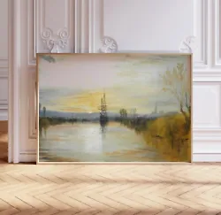 Buy Joseph Mallord William Turner Print: Classic Art Painting, Vintage Wall Décor • 5.99£