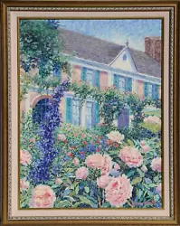 Buy Diane Monet, Peonies Near Paris, Oil On Canvas, Signed • 2,391£