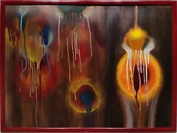 Buy Steve Ferris (british, Xx-xxi) Original Mixed Media Contemporary Painting Galaxy • 135£