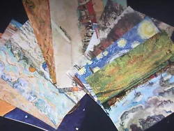 Buy VAN GOGH 11 Vintage Colour Art Prints StarRy Night Paris Fance Painting + Monet • 30£