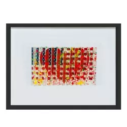 Buy E.M. Zax- One-of-a-kind 3D Polymorph Mixed Media On Paper  Flag Heart  • 2,431.23£