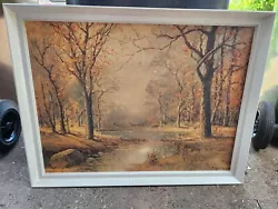 Buy Robert Wood October Morn Wood Paintingn CP5226 • 0.99£