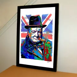 Buy Winston Churchill Prime Minister Poster Print Wall Art 11x17 • 14.45£