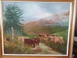 Buy Oil Painting Of Highland Cattle • 120£