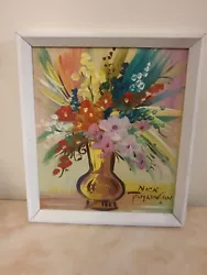 Buy Nick Tomlinson Painting Art Work Flowers • 69£