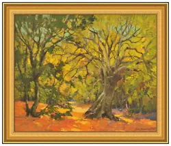 Buy George Demont Otis Original Painting On Board Tree Landscape Signed Framed Art • 4,727.79£
