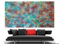 Buy WISE XXL Acrylic Picture Abstract Art Paintings Modern 169 X 91 Cm Canvas 28/22 NEW • 69.35£