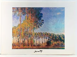 Buy Monet: Les Peuplies, By Claude Monet (1840-1926)  Reproduction Print • 18£