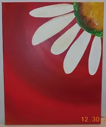 Buy Original Oil Painting On Canvas 16  X 20  Floral Abstract Art • 28.35£