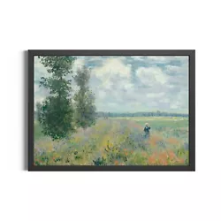 Buy Monet Poppy Fields Landscape Vintage Wall Art Picture Nature Painting Print • 30£