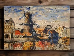 Buy Claude Monet Artist Oil Painting Canvas Signed Stamped Hand Handmade Vintage • 115.92£