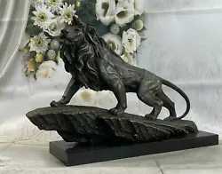 Buy Lion Lioness Leo Pride African Safari Jungle Art Cat Lover Bronze Marble Statue • 898.92£