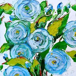 Buy Peony Oil Painting  Peony Impressionism Still Life Flowers Peony Art • 148.97£