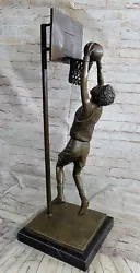 Buy Boy Playing Basketball Suitable For Indoor Or Outdoor/Garden Bronze Sculpture • 946.28£