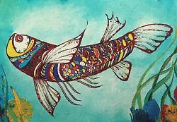 Buy ACEO Sea Fish Limited Edition Print Of Original Painting By Xenia Hahonina • 3.80£