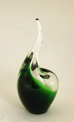 Buy Vintage Scandanavian Green Art Glass Sculpture Signed Dated Holmegaard Ca. 1958 • 106.67£