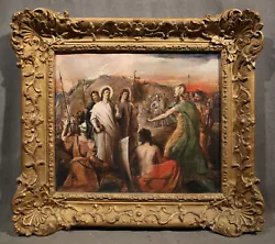 Buy 19th Century Continental School Depicting Christ Meeting Saul In A Landscape • 3,543.73£