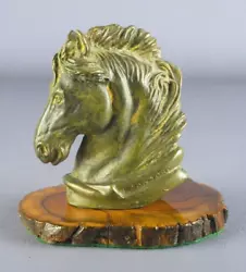 Buy Sculpture Bronze Head Horse Antonio Santoro Decorative Object Vintage Xx Century • 89.92£