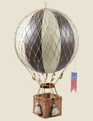 Buy Hot Air Balloon Model Black & White Striped 10  Hanging Ceiling Home Decor New • 88.93£